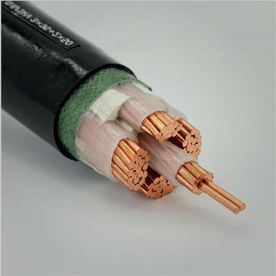 Cable d'alimentation résistant au feu avec conducteur de cuivre et isolation XLPE pour une utilisation souterraine